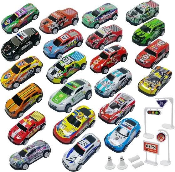 Mini metal car (6pcs) (push back)