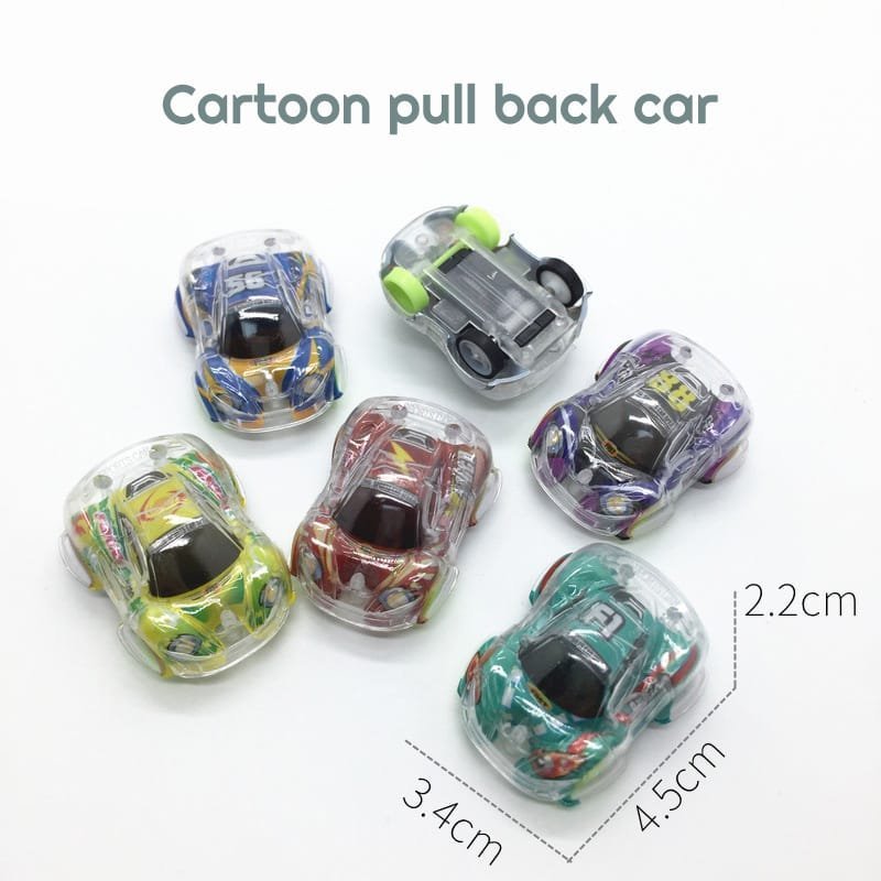 Mini cars (6pcs) pull back