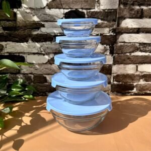 Bowl set with lid (5pcs)