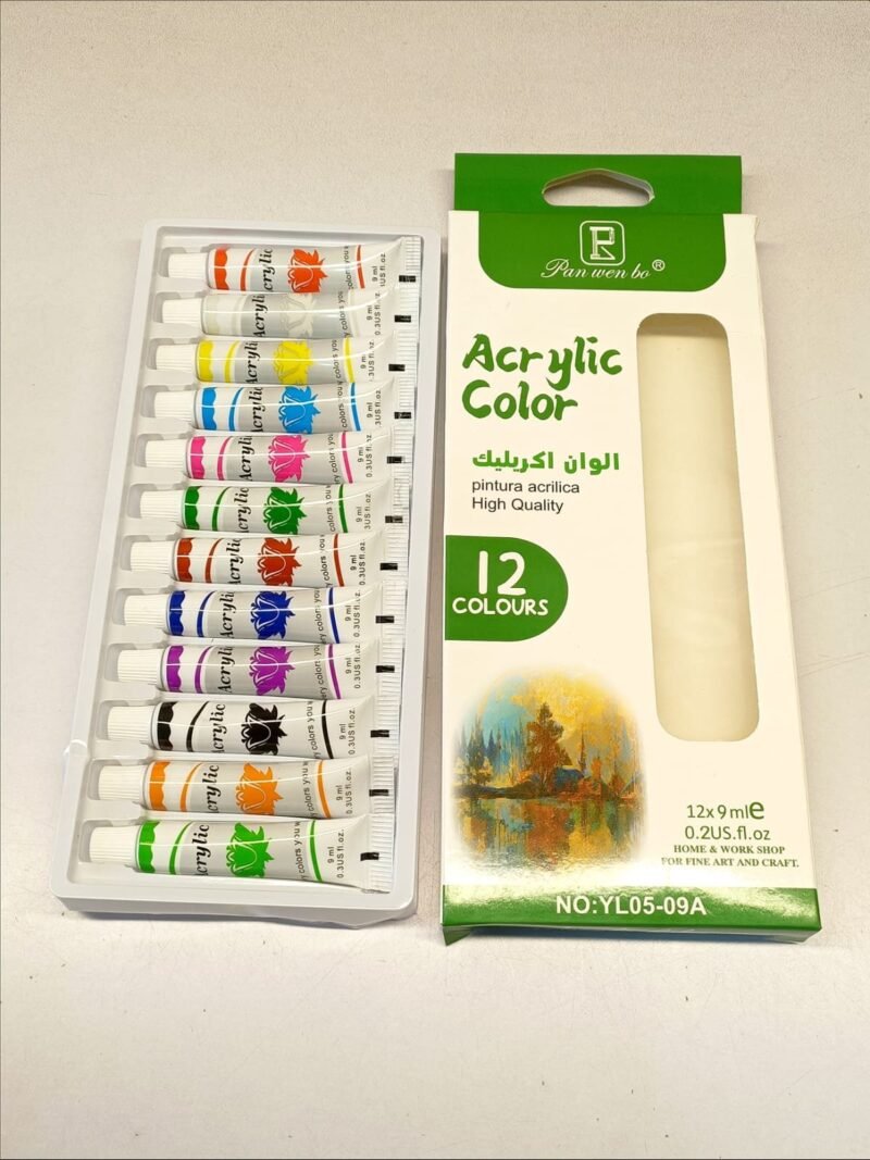 Acraylic paint 12 color (9ml)