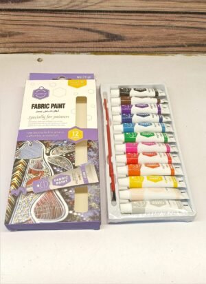 Fabric paint 12 colors (12ml)