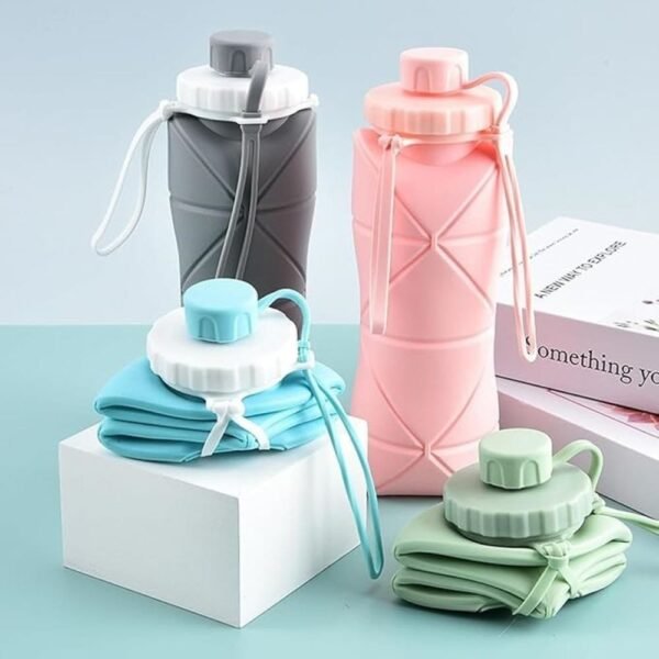 Silicone folding bottle