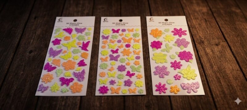 Fluorescent stickers