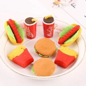 Fast food eraser (4pcs)