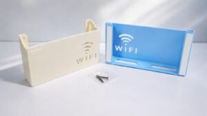 Sticky router holder