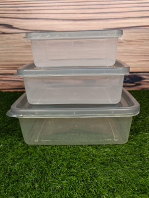 3 pieces square box set