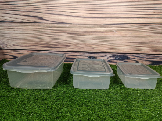 3 pieces square box set