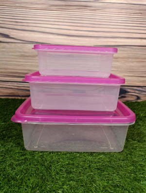 3 pieces square box set