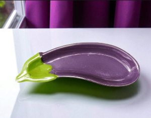 Brinjal plate melamine