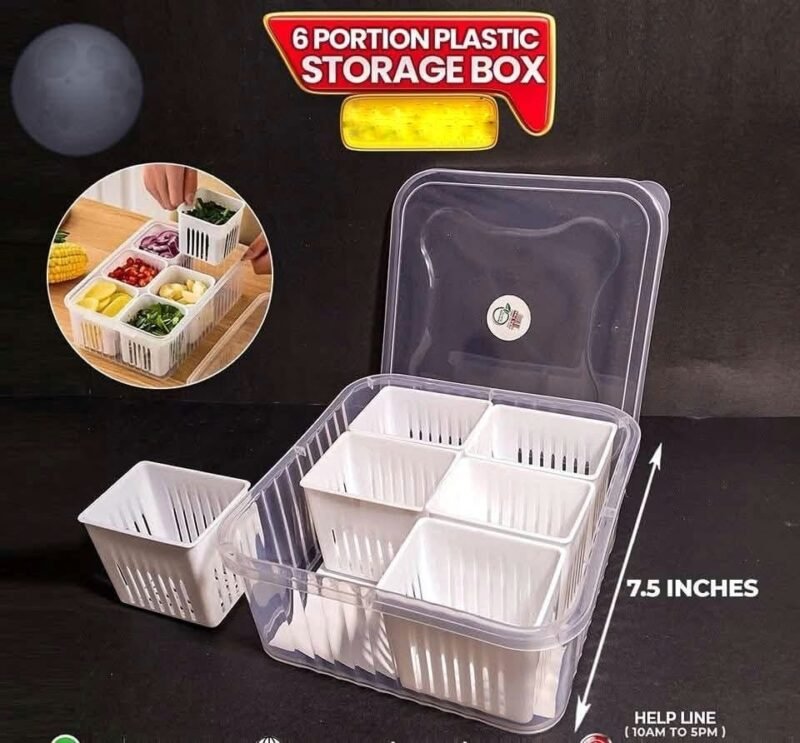 6 portion box