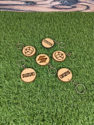 Wooden Keychain (6 pieces)