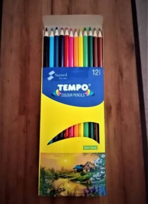 12 color pencils (full size)