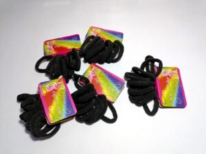 Black hair bands (5 packs)