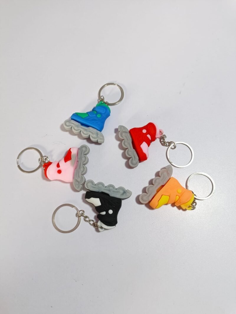 Silicone skate shoes Keychain