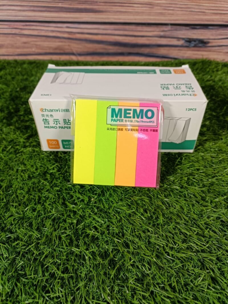 Strip sticky notes
