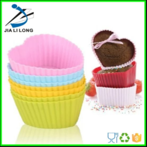 Silicone cup cake molds 4pcs