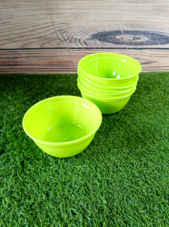 Plastic bowl 400ml (6pcs)