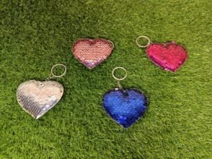 Sequence heart Keychain (2 pcs)