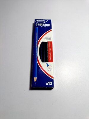 Mercury blue checking pencil
