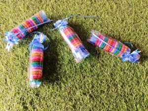 Shimmery hair bands (4 packs)