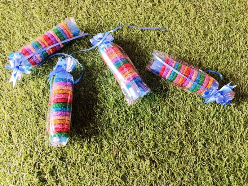 Shimmery hair bands (4 packs)