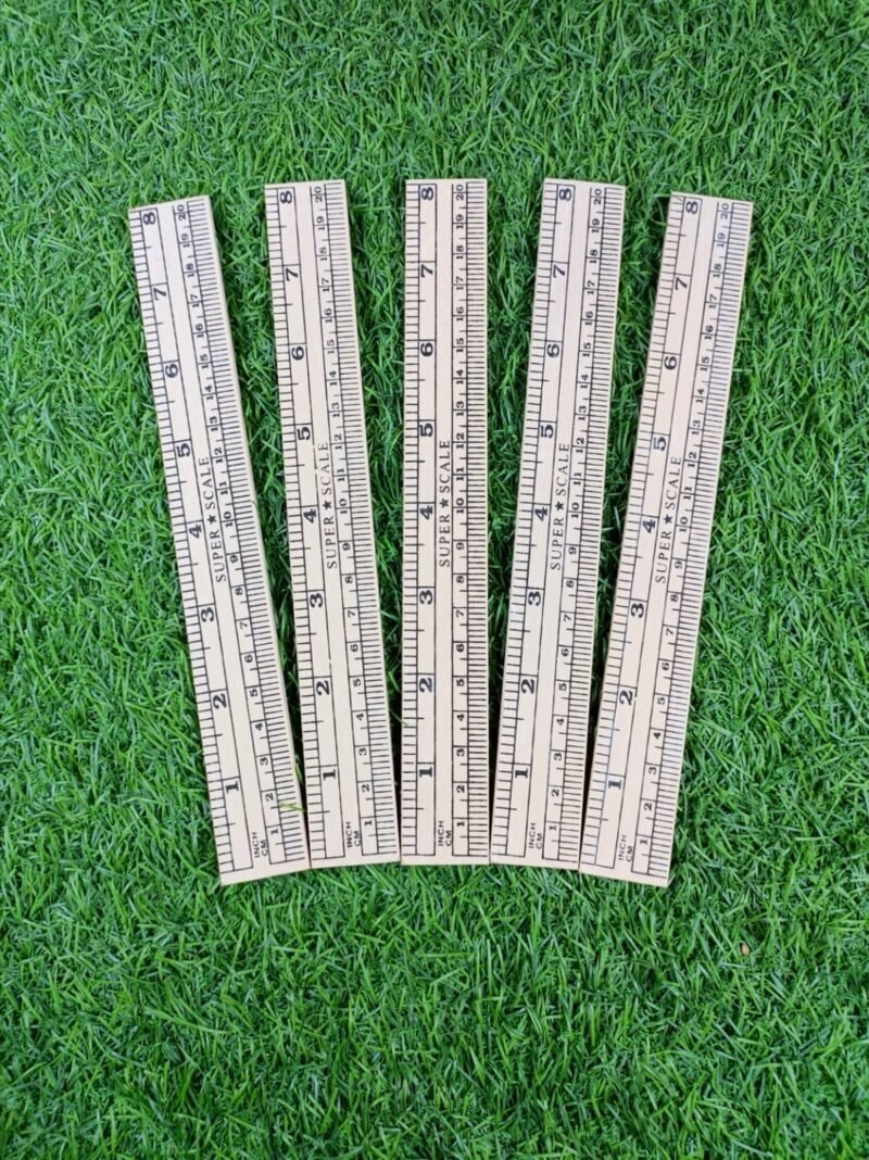 8 inches wooden scale (5pcs)