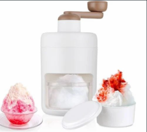 Manual ice shaver machine