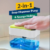 Soap pump with sponge