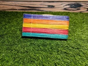 Colored ice-cream sticks