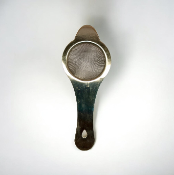 Steel tea strainer