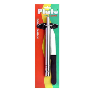 Stove lighter with knife