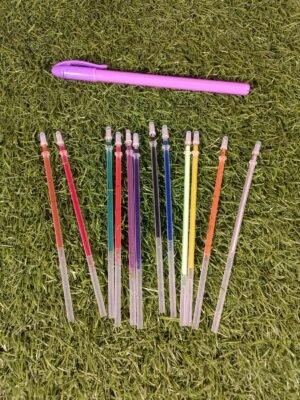 12 color glitter pen