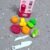 Kitchen set cutting fruits