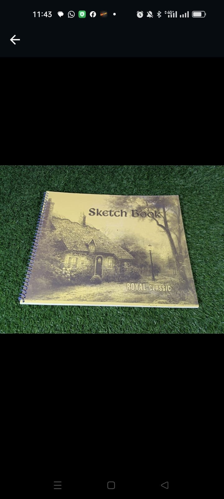 Sketch book large (A4 size)