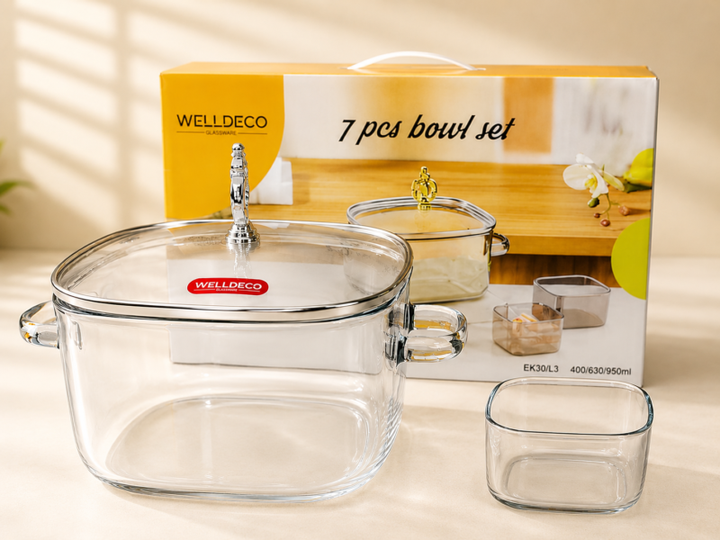 Cooking pot 7pcs set