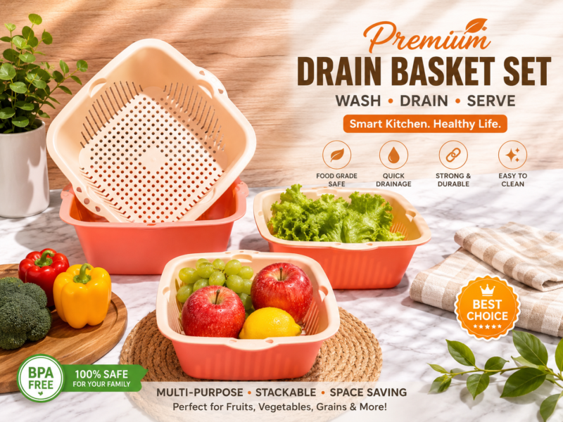 Strainer bowl basket (6pcs set)