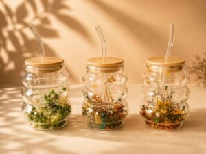 Glass sipper (imported)