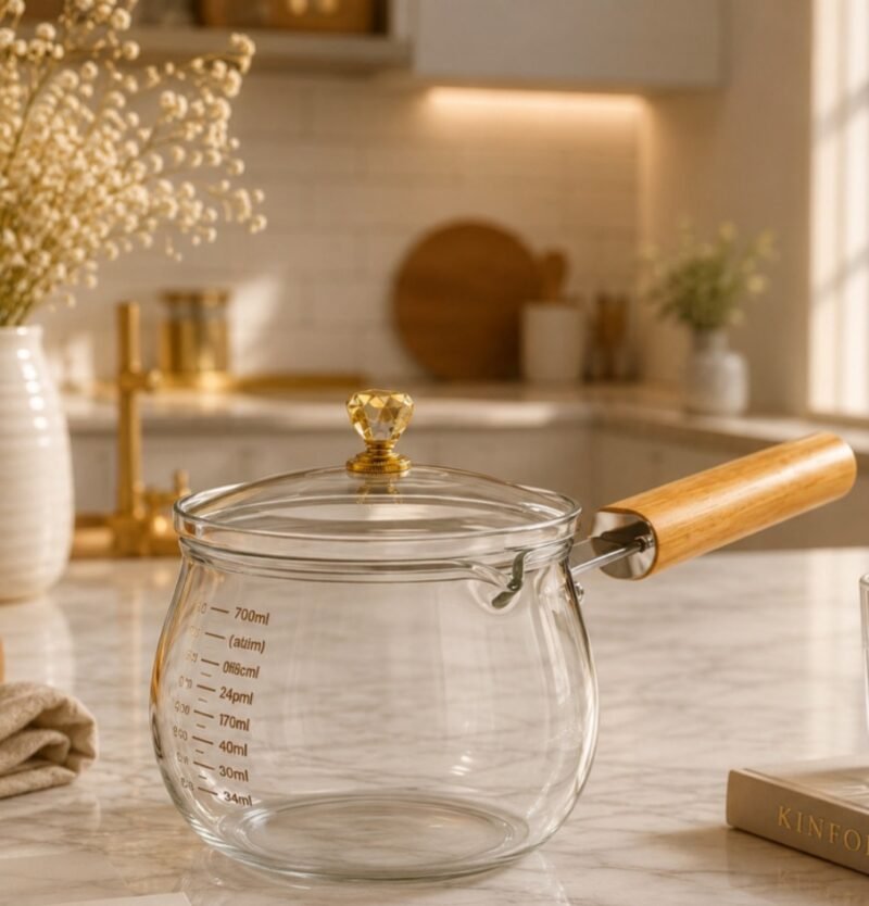 Glass Cooking pot (800ml)