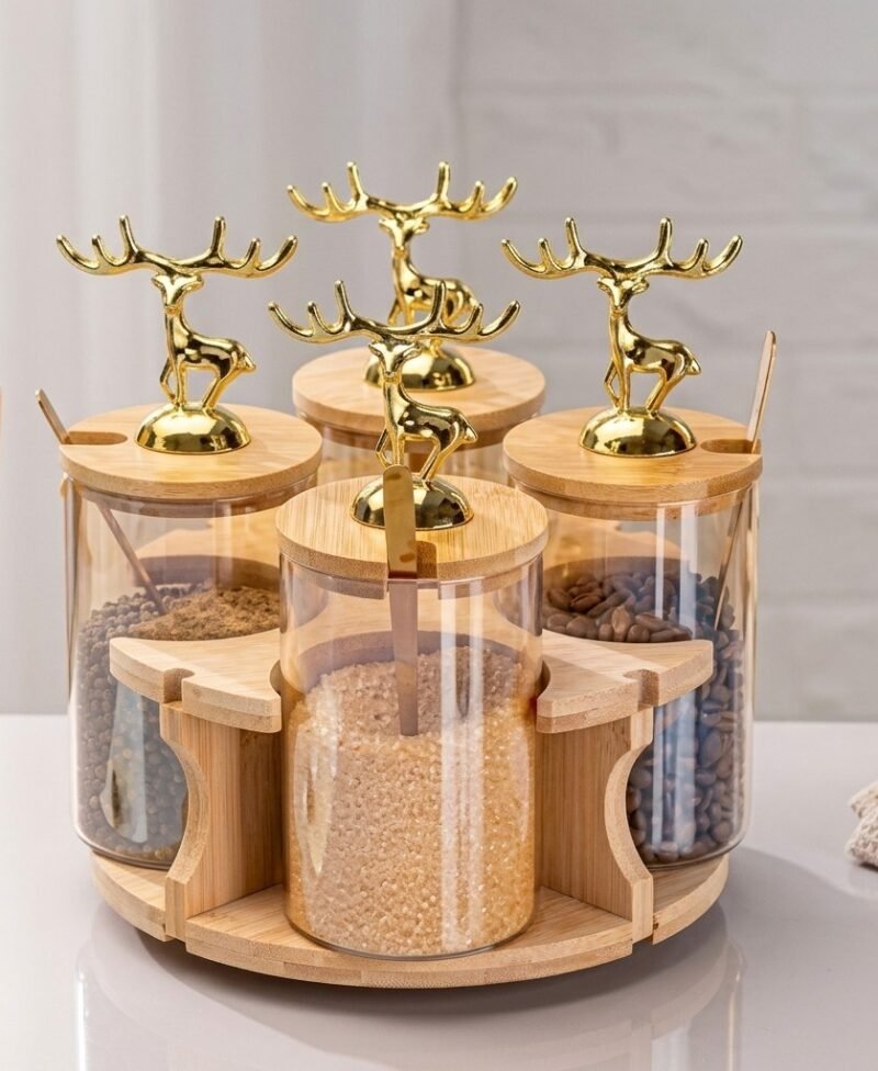 Glass jar set (4pcs)