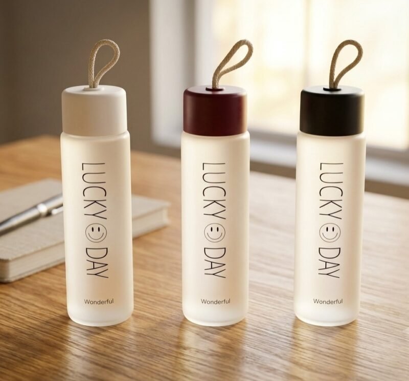 Glass water bottle (320ml)