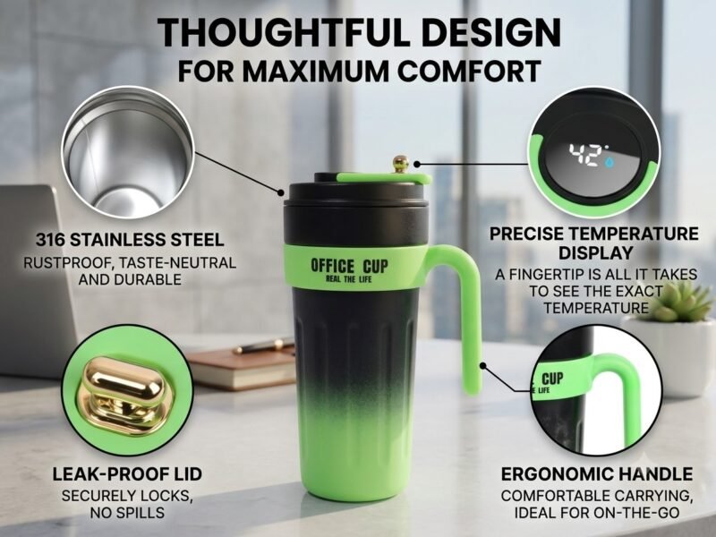 Traveling steel mug