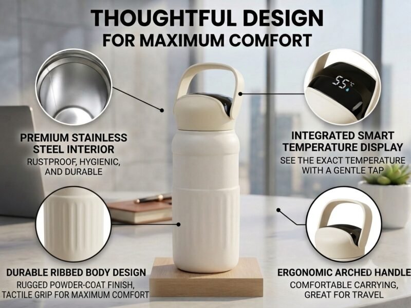 Steel water bottle