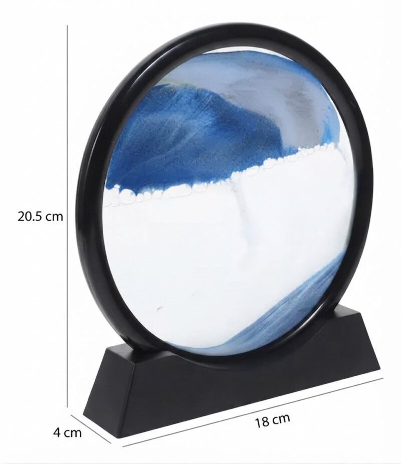 Moving sand art display