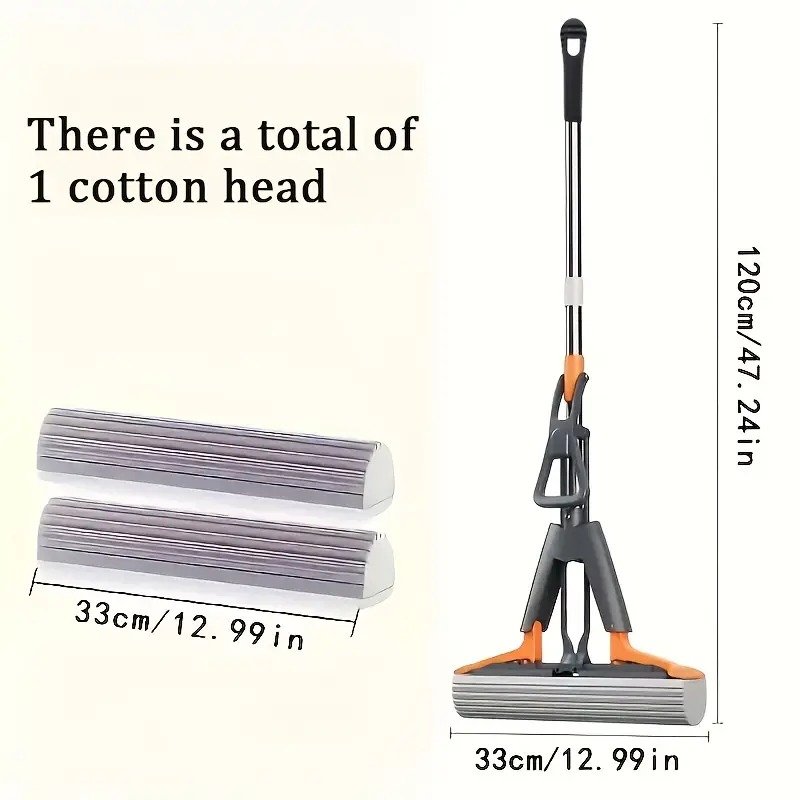 Long sponge mop