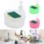 Liquid bottle with sponge