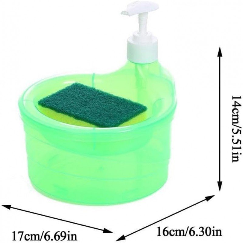 Liquid bottle with sponge