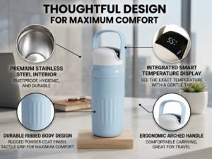 Steel water bottle
