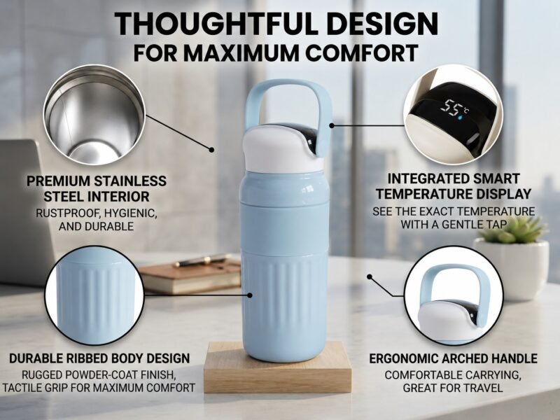 Steel water bottle