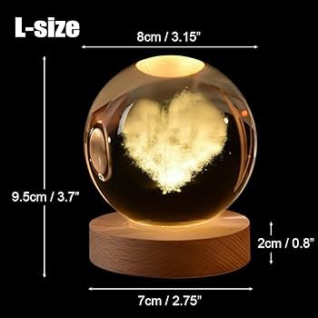 Crystal ball lamp