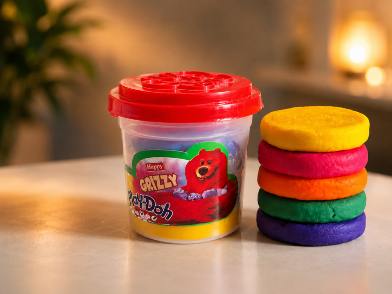 Bucket clay (5 colors)